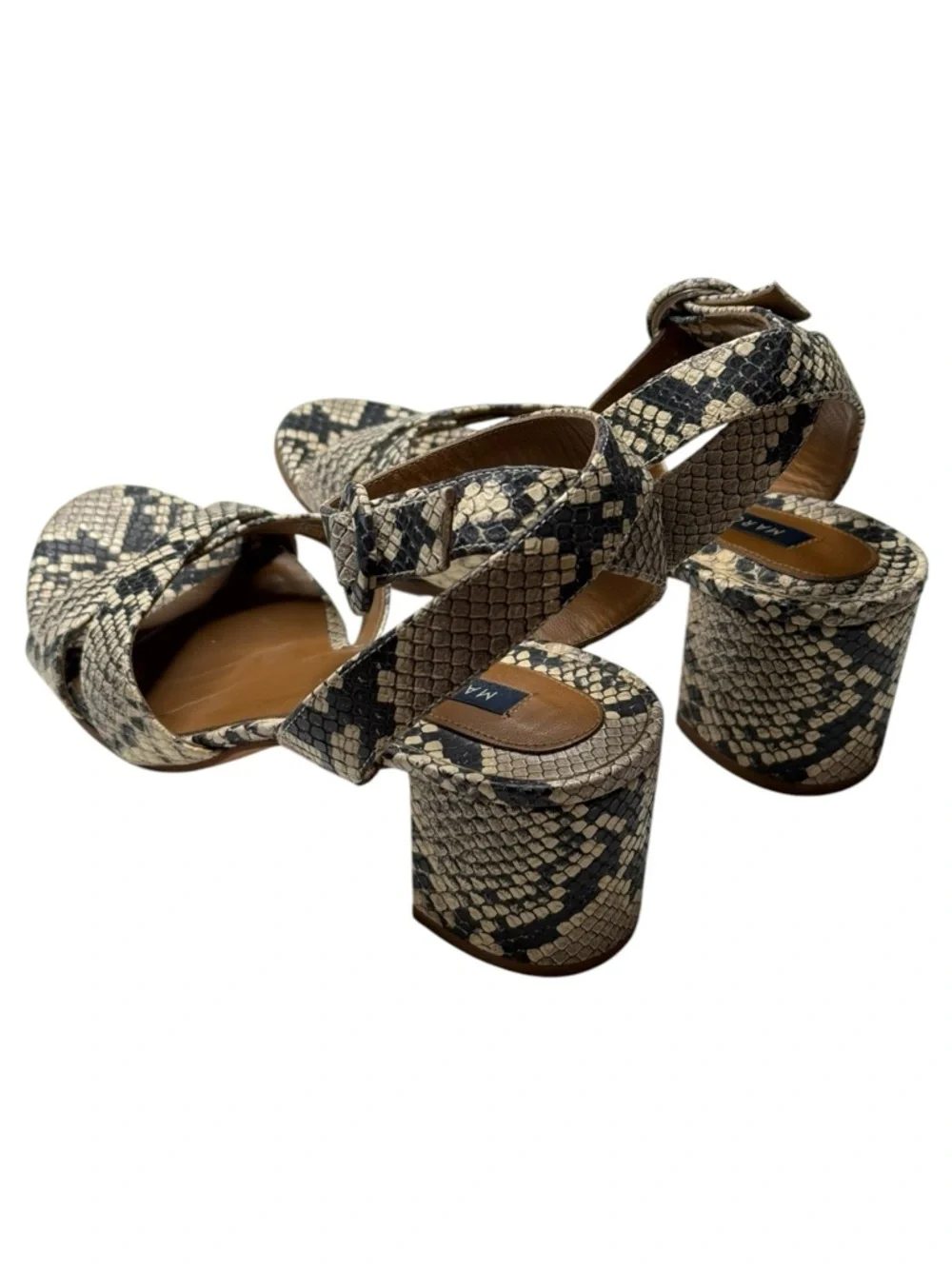 VHTF: Margaux 𓀬 The City Sandal 𓀬 Python Embossed 𓀬 40N 9N 9.5N 𓀬 Best Seller 𓀬